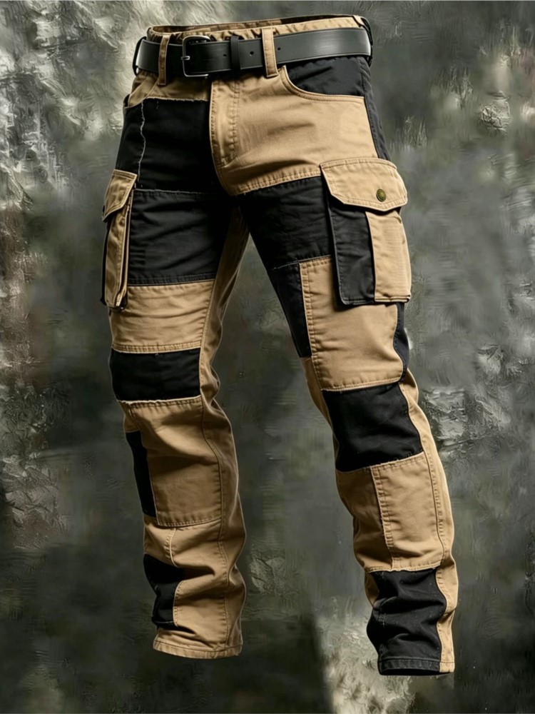 Outdoor Lighting Jersey - Pantalon Cargo en Coton pour Homme,