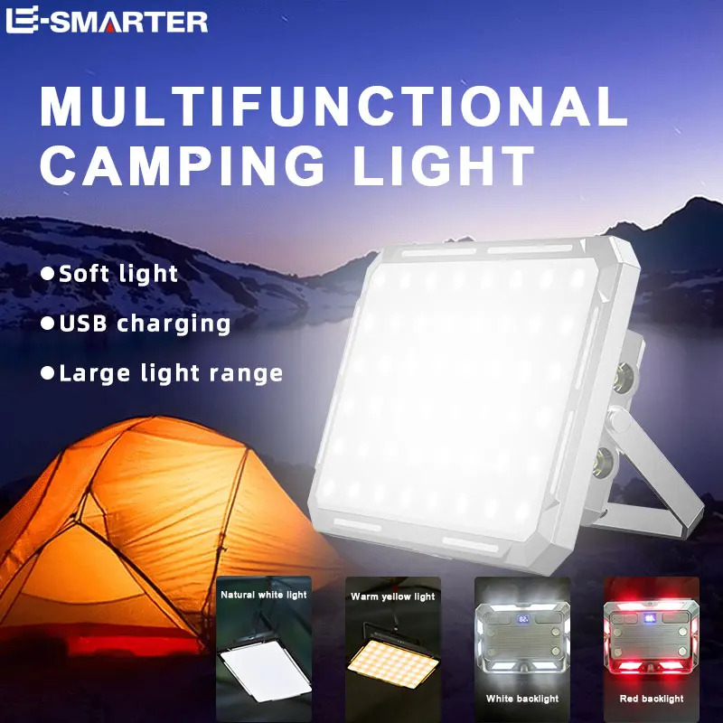 Hanging Outdoor Lighting - LED Camping tente lumière projecteur Rechargeable