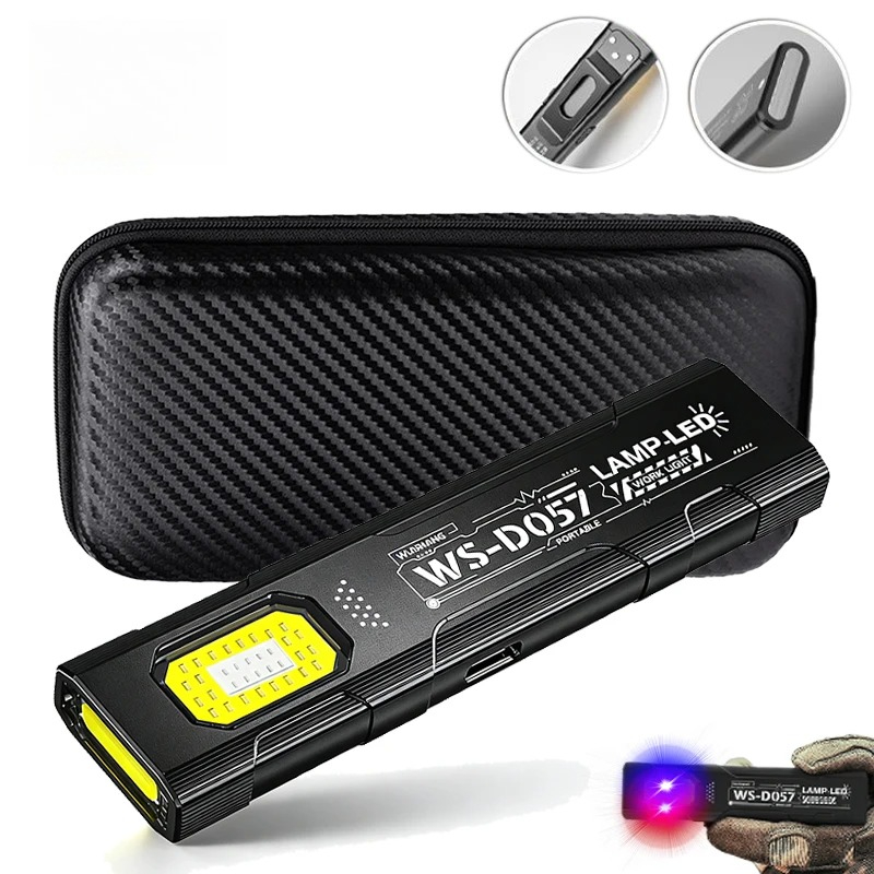 Hanging Outdoor Lighting - Lampe torche LED porte-clés rechargeable USB-C,