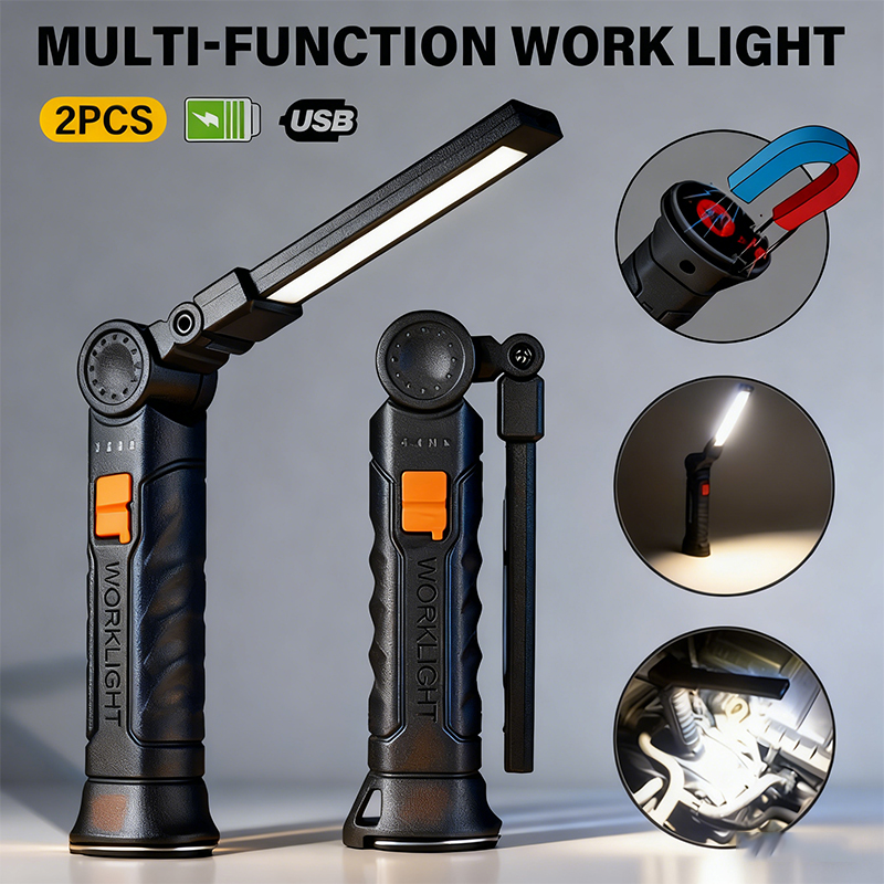 Outdoor Lighting Landscape - Lampe de poche LED COB Portable,