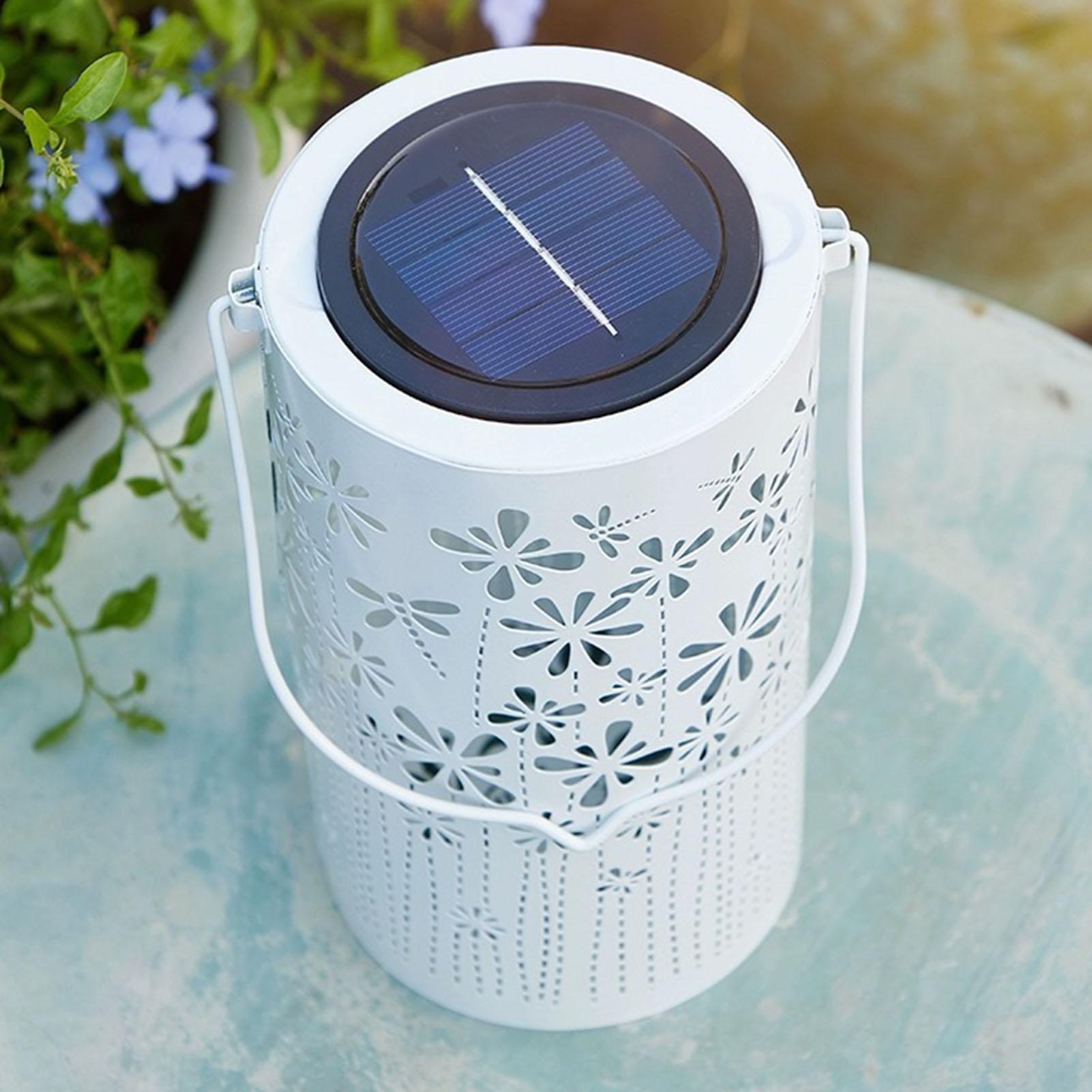 Outdoor Lighting Yard Decoration - Lanterne solaire suspendue, lampes à fleurs