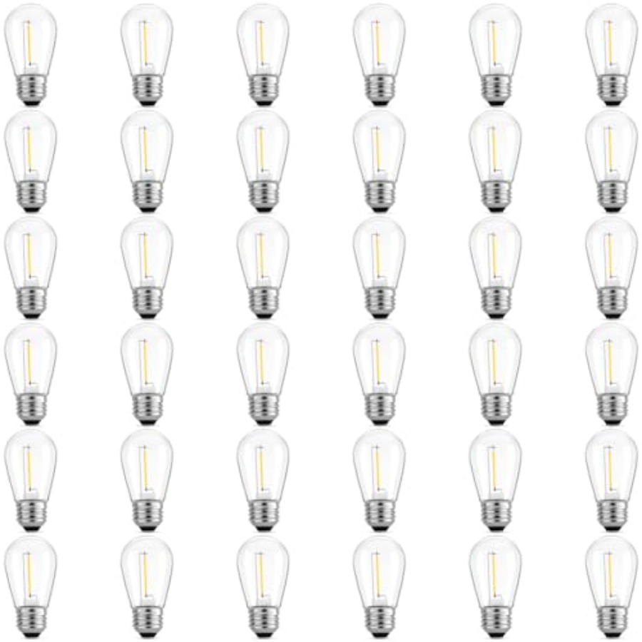 Outdoor Lighting For Patio - Lot de 36 ampoules LED S14