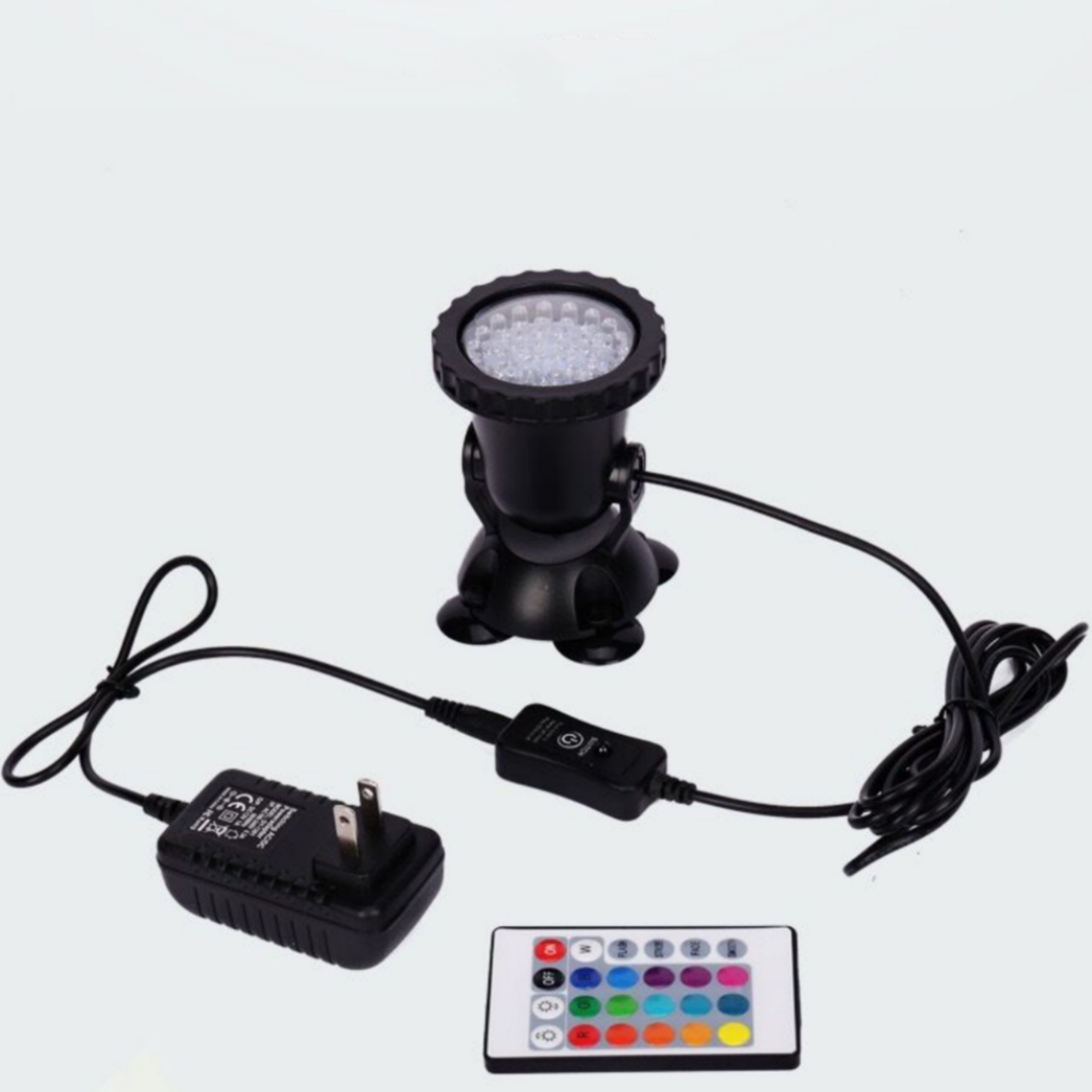Pond Light Submersible - Projecteur Submersible réglable sous-marin 36LED Spot