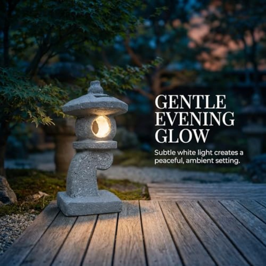 Lampe solaire LED 14'' haute,  - Outdoor Zen Lighting avis et prix