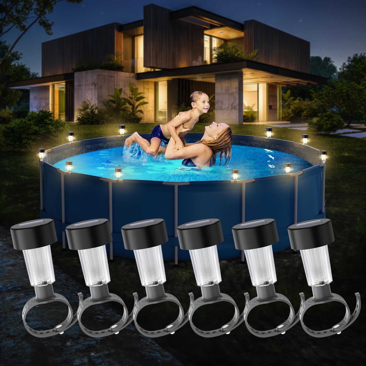 Cadre lumineux solaire pour pi - Pond Light Submersible avis et prix