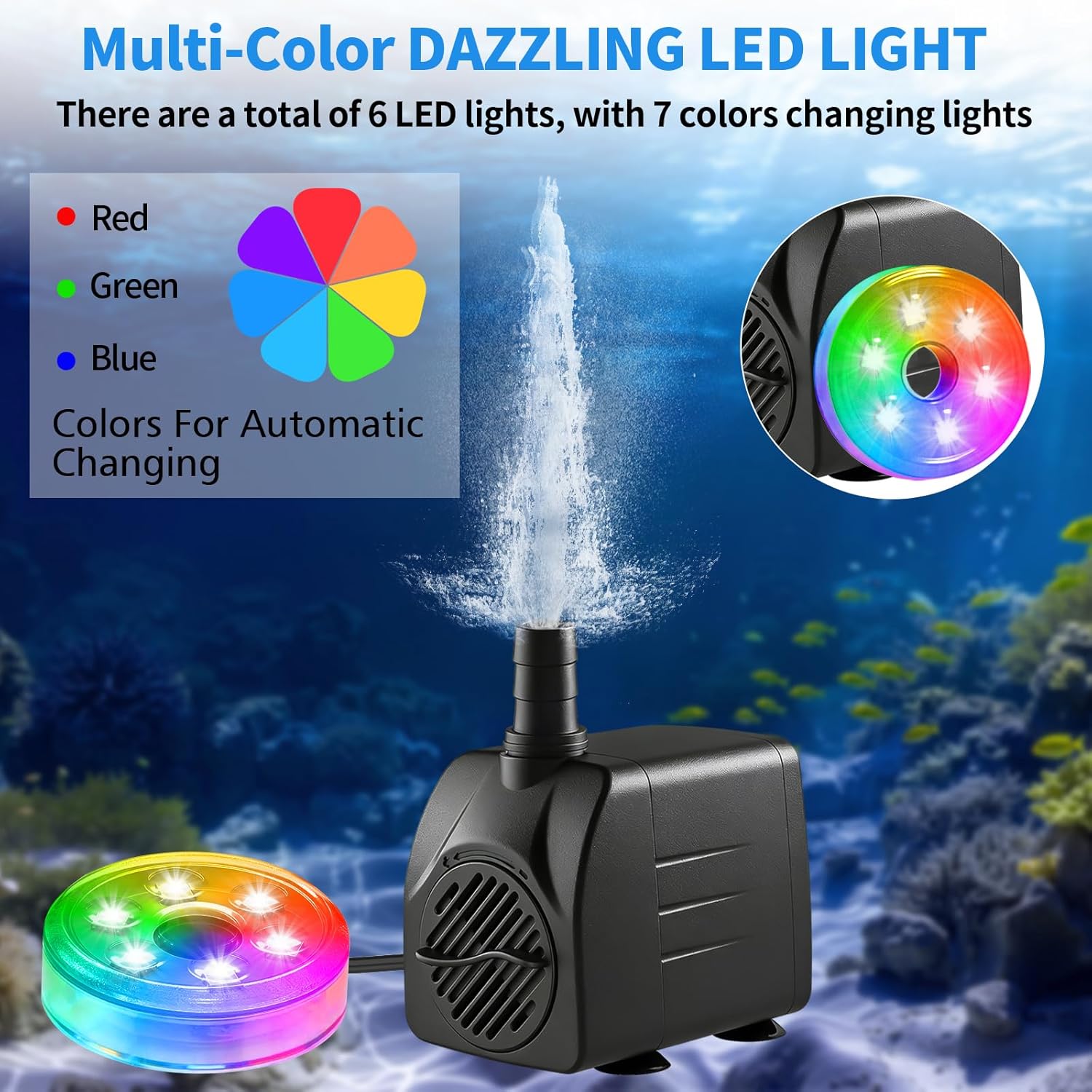 Pompe à eau submersible 210 GP - Pond Light Submersible avis et prix