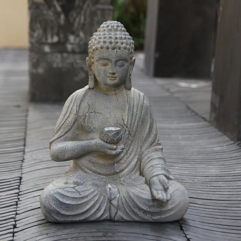 Statue de Bouddha en résine, s - Outdoor Zen Lighting avis et prix