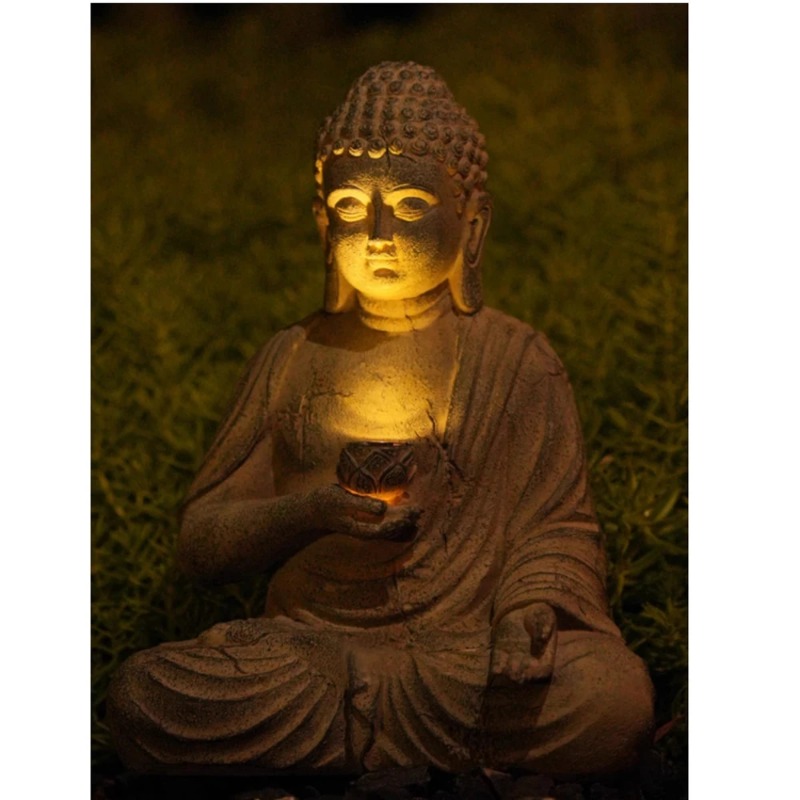 Statue de Bouddha en résine, s - Outdoor Zen Lighting avis et prix