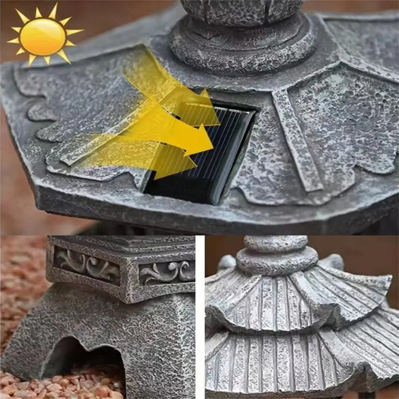 Statues de pagode, statue sola - Outdoor Zen Lighting avis et prix