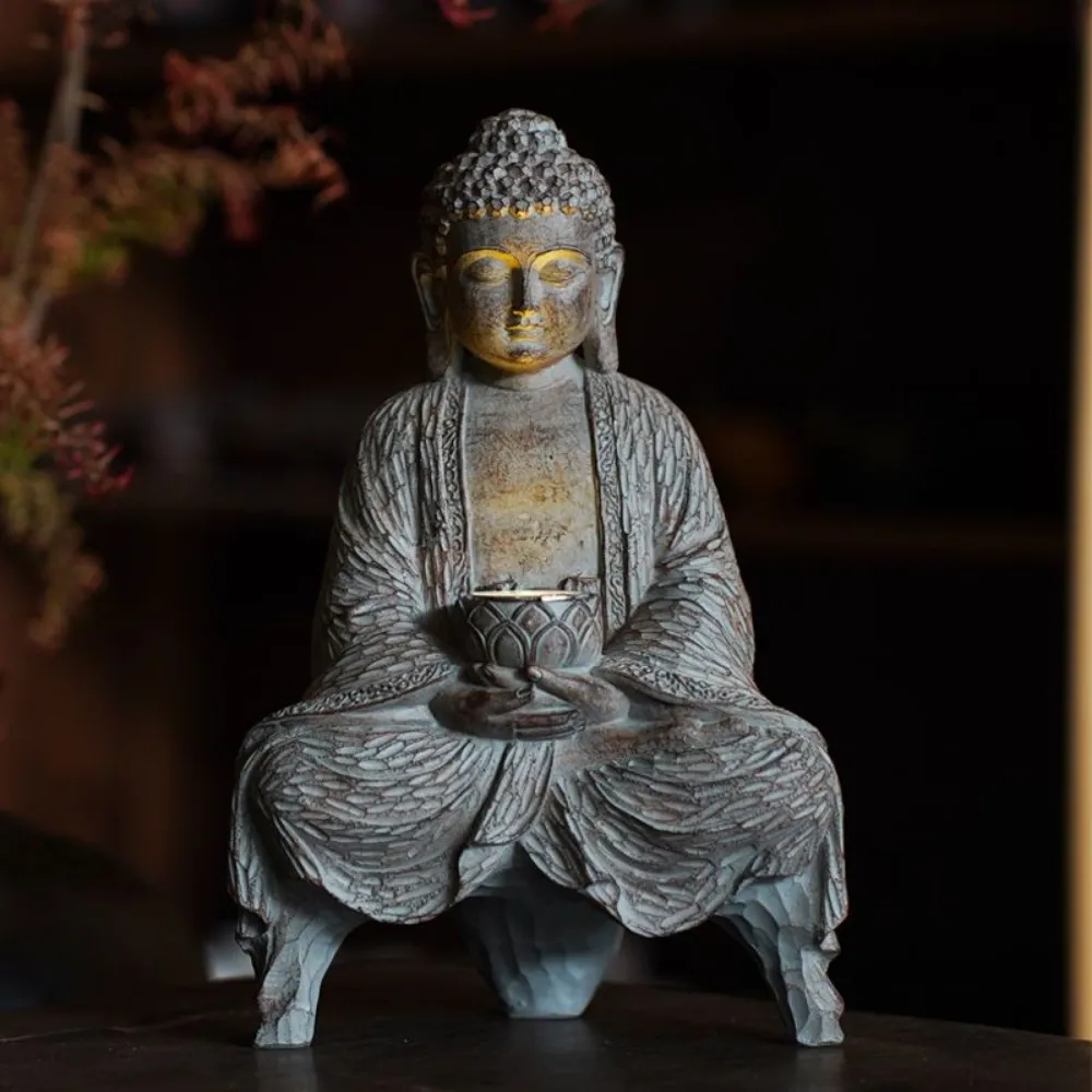 Statue de bouddha solaire d'ex - Outdoor Zen Lighting avis et prix