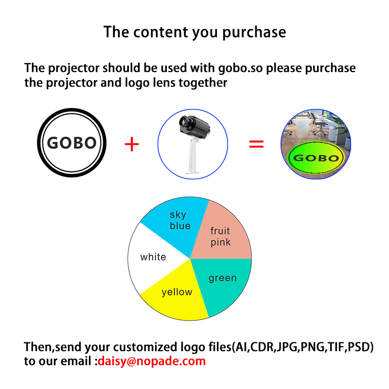 Lampe de projecteur Gobo rotat - Outdoor Lighting Logo avis et prix