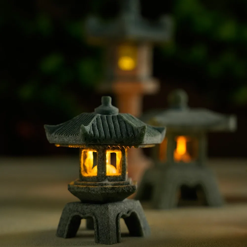 Mini pagode lanterne lumière j - Outdoor Zen Lighting avis et prix