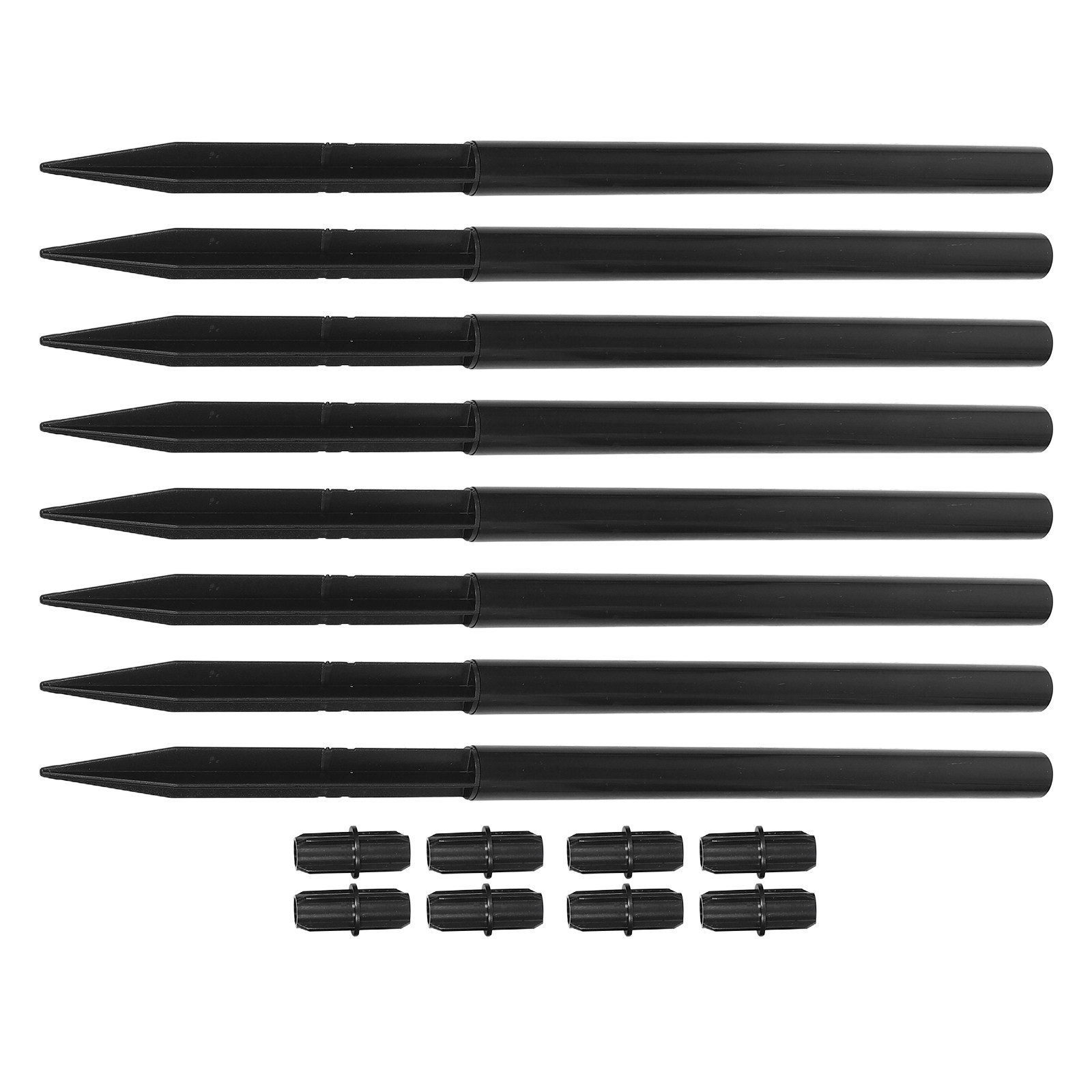 8 piquets solaires noirs en pl - Outdoor Lighting Landscape avis et prix