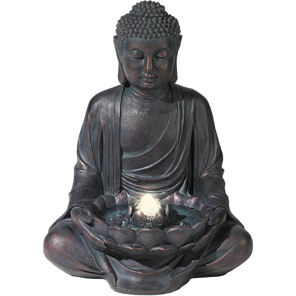 Bouddha méditant de 24 pouces  - Outdoor Zen Lighting avis et prix