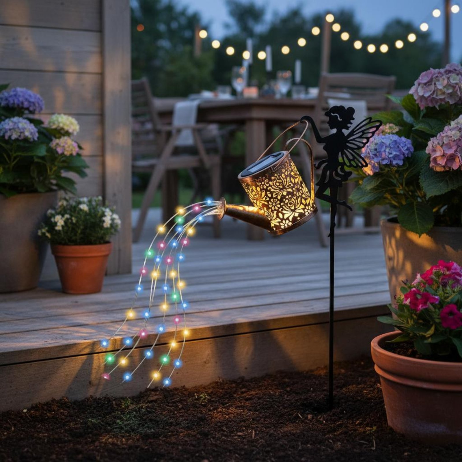 Arrosoir solaire lumineux déco - Outdoor Lighting Yard Decoration avis et prix