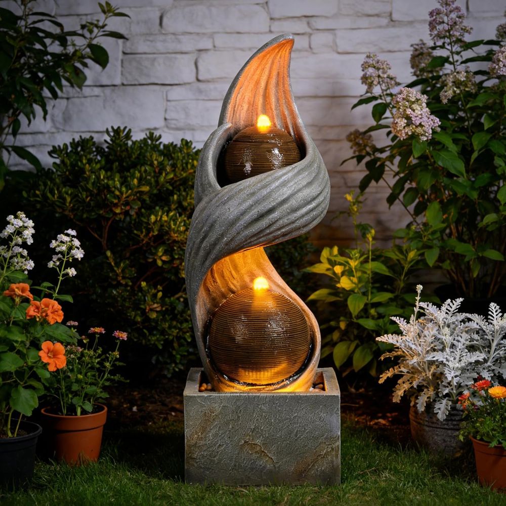 Fontaine d'eau extérieure de 4 - Outdoor Zen Lighting avis et prix