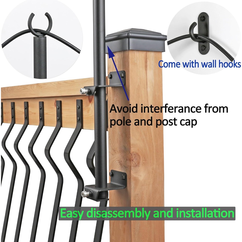 Paquet de 2 poteaux lumineux d - Outdoor Lighting Hooks avis et prix