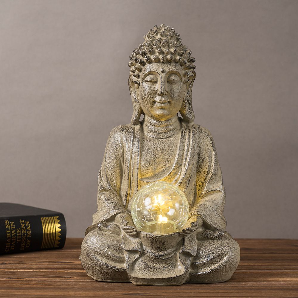 Vilead – Statue de Bouddha en  - Outdoor Zen Lighting avis et prix