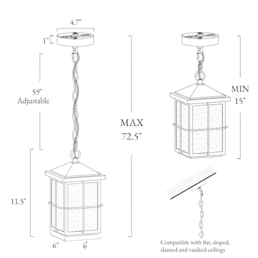 Luminaire suspendu d'extérieur - Hanging Outdoor Lighting avis et prix