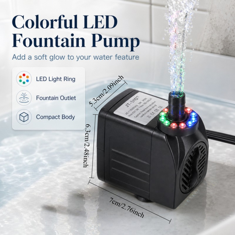 Pompe à eau LED 16W pour fonta - Pond Light Submersible avis et prix