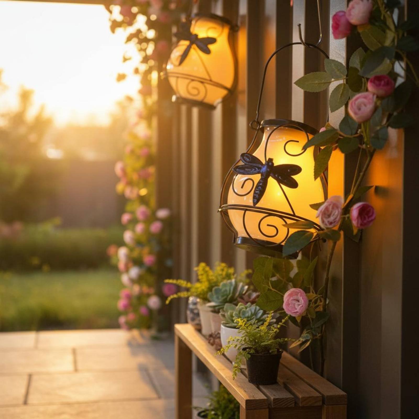 Lanterne solaire en forme de p - Outdoor Lighting For Patio avis et prix