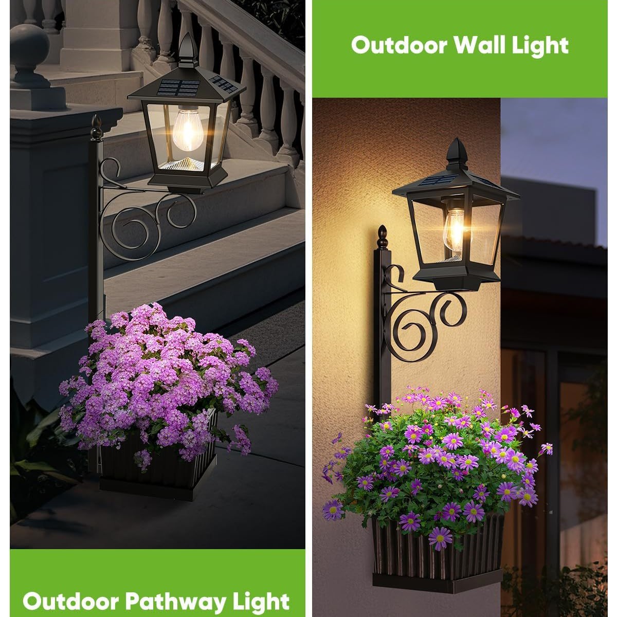 Lampe solaire 2 en 1 pour plan - Hanging Outdoor Lighting avis et prix