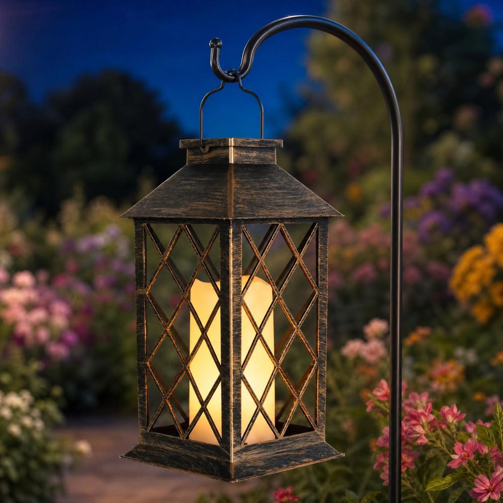 Lanterne solaire rétro, lanter - Outdoor Lighting Yard Decoration avis et prix
