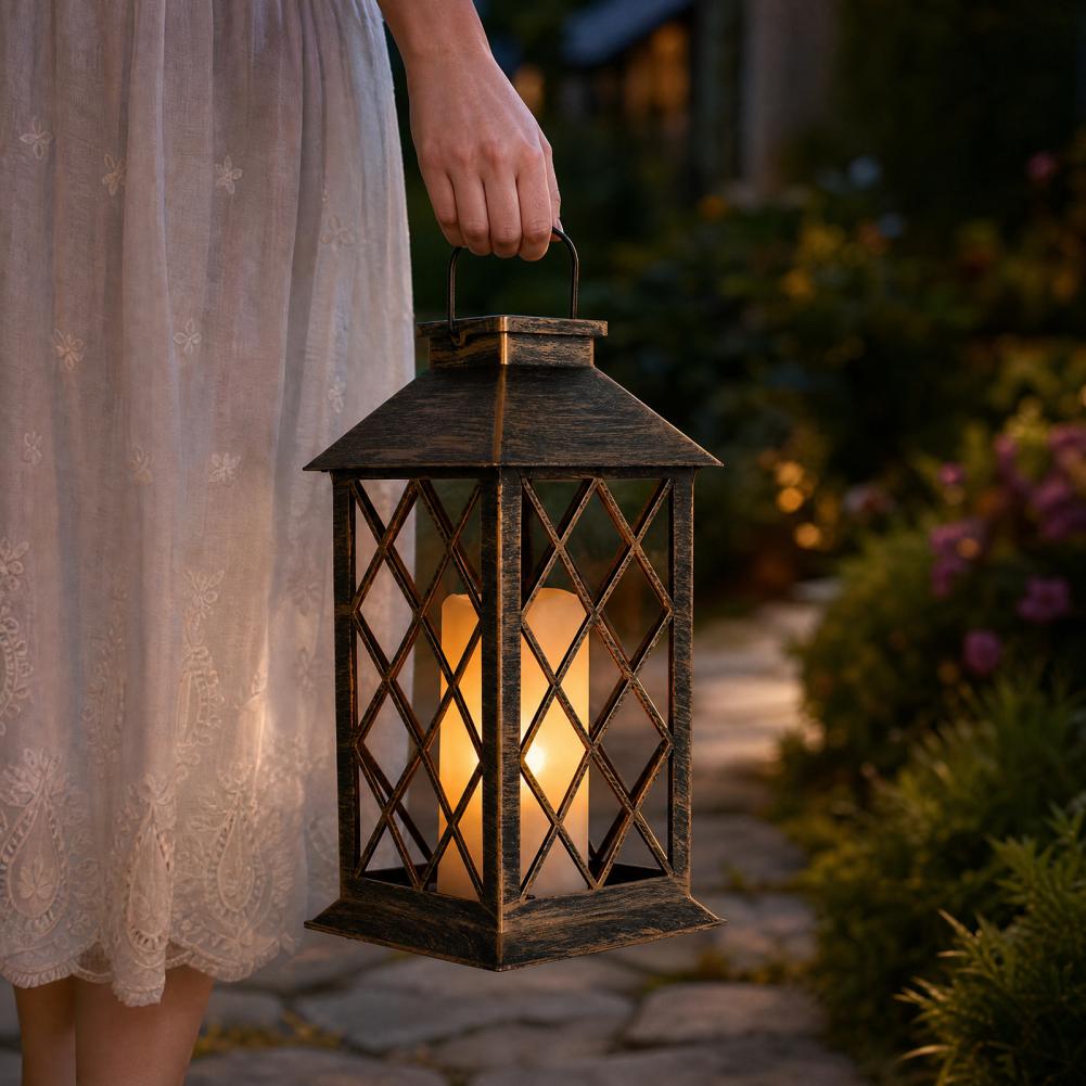 Lanterne solaire rétro, lanter - Outdoor Lighting Yard Decoration avis et prix