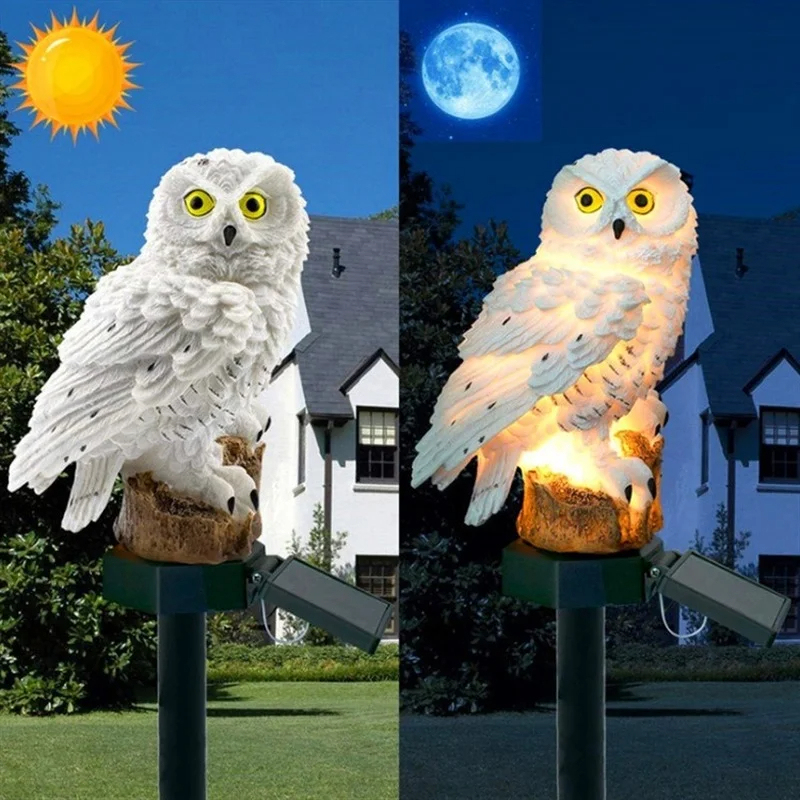 Statue de hibou solaire, lumiè - Outdoor Lighting For Patio avis et prix