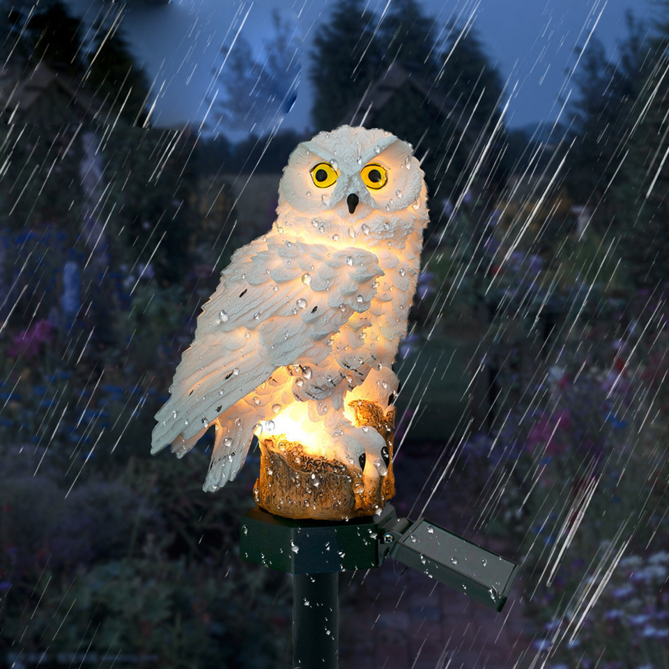 Statue de hibou solaire, lumiè - Outdoor Lighting For Patio avis et prix