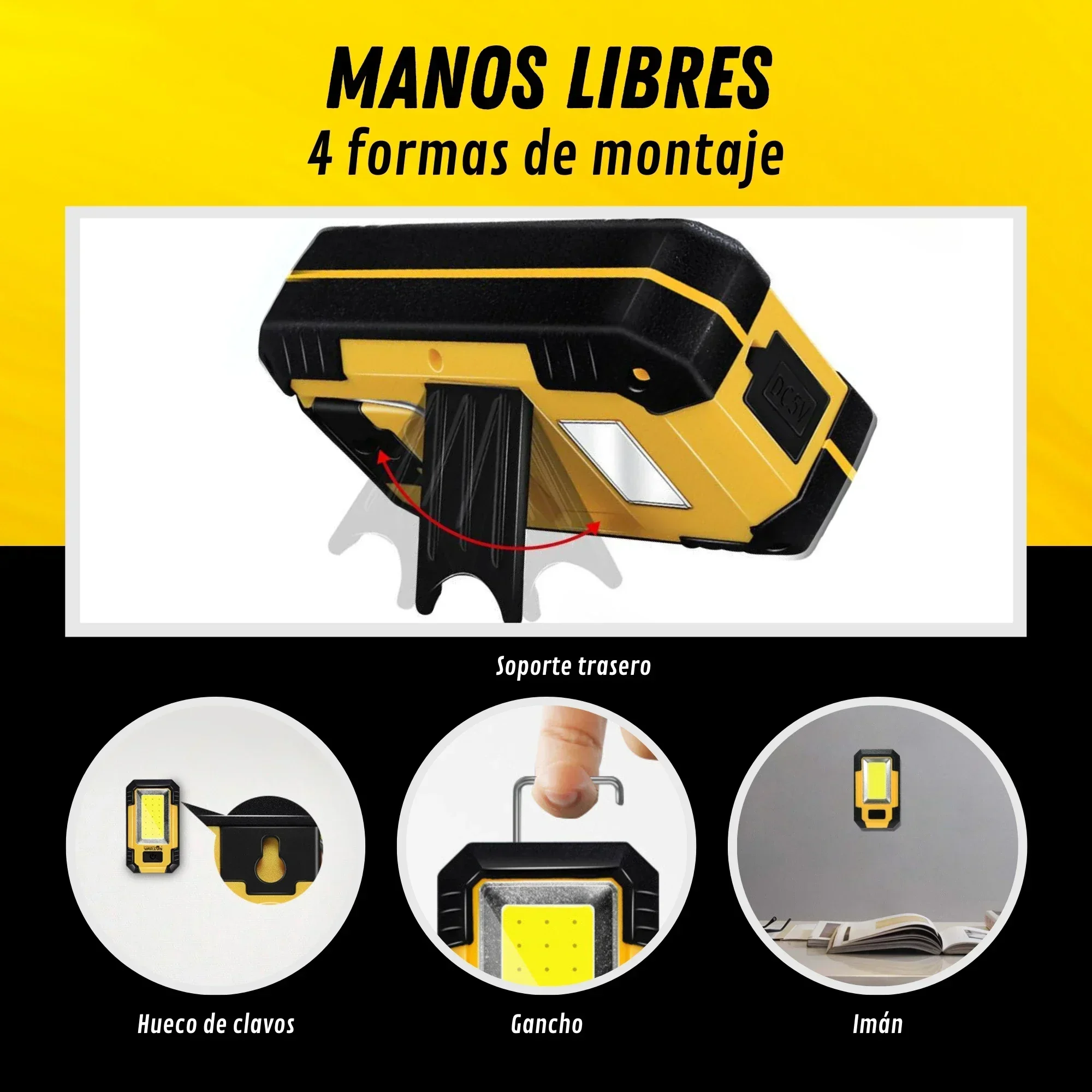 Lampe de travail Portable Rech - Outdoor Lighting Hooks avis et prix