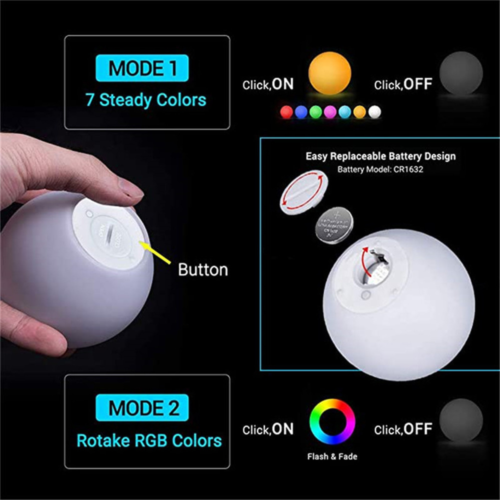 2 pièces 1pc RGB flottant pisc - Pond Light Submersible avis et prix