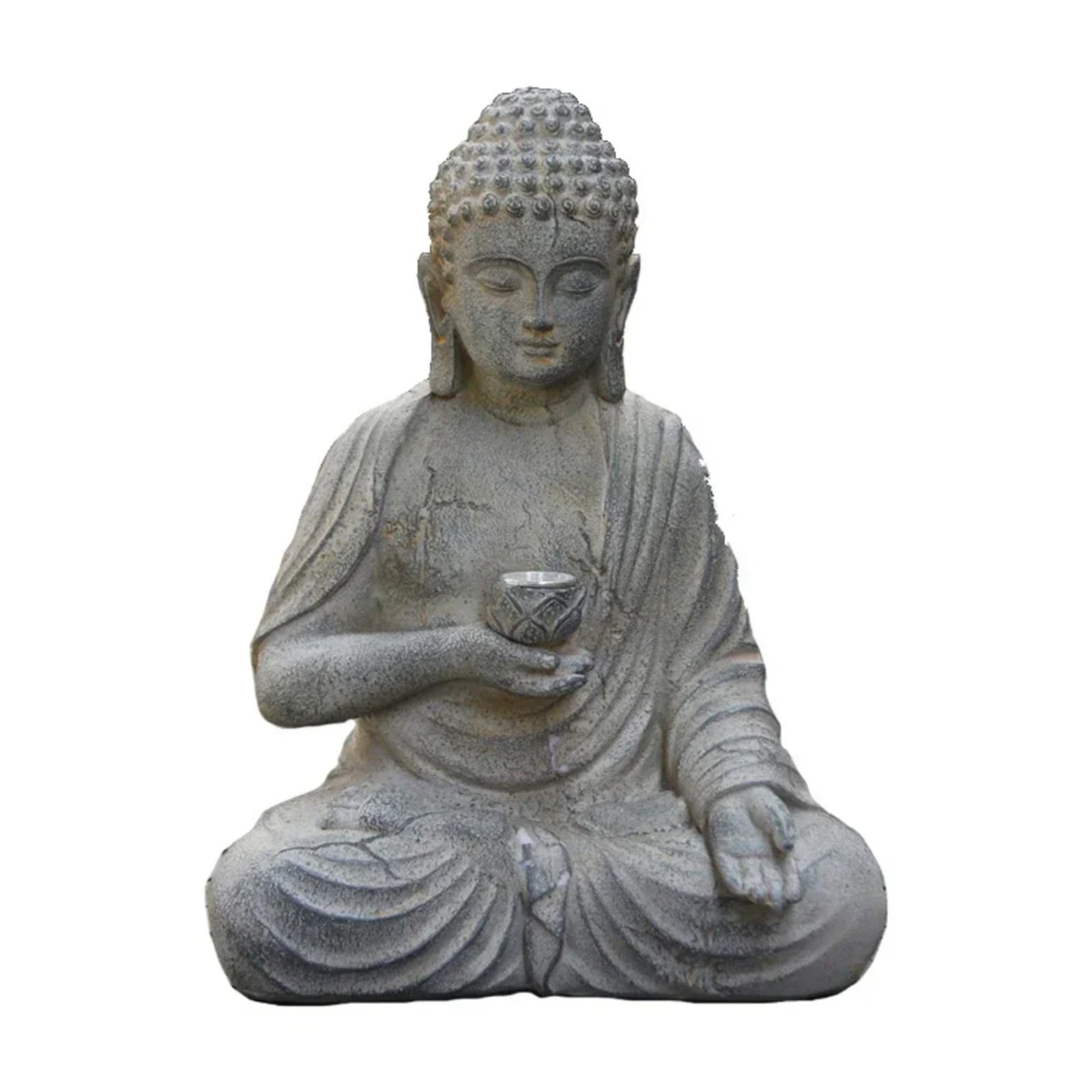Statue de Bouddha solaire en r - Outdoor Zen Lighting avis et prix