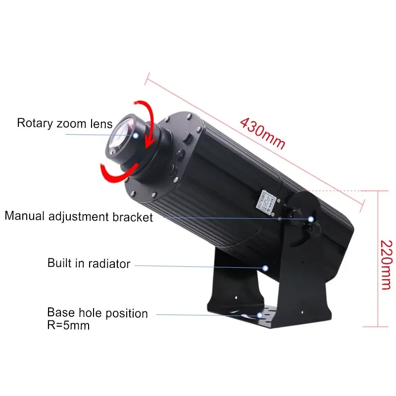 Projecteur Gobo Yufan 200w pou - Outdoor Lighting Logo avis et prix