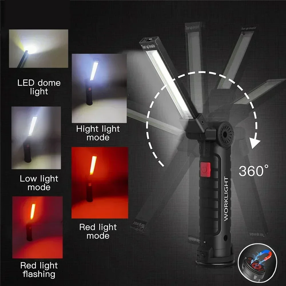 Lampe de poche LED COB, torche - Outdoor Lighting Landscape avis et prix