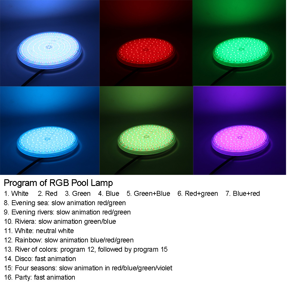 Lumière allemande 18W remplie  - Pond Light Submersible avis et prix