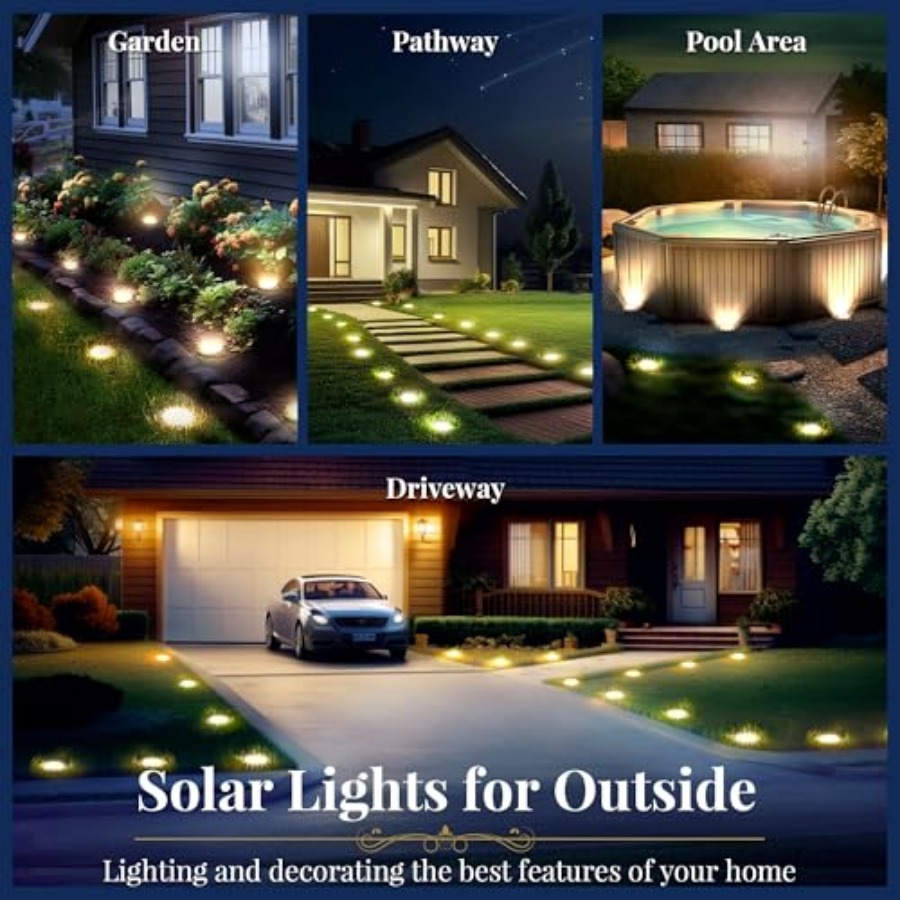 Lampes solaires au sol, lampes - Outdoor Lighting Landscape avis et prix