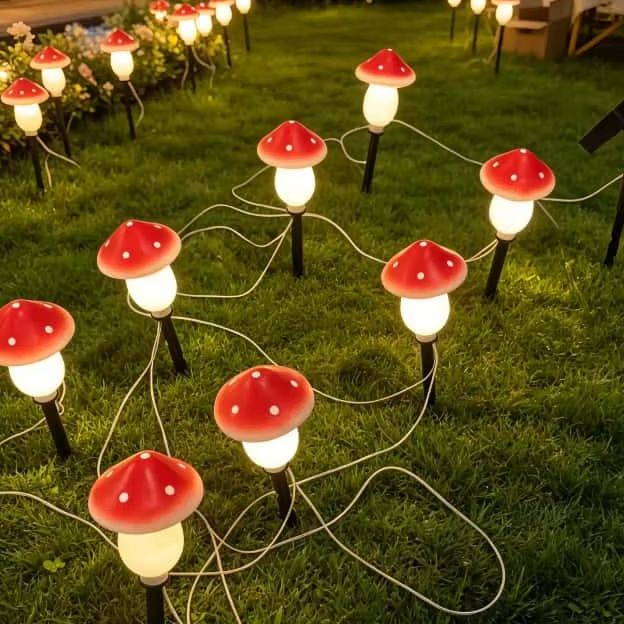 Guirlandes solaires en forme d - Outdoor Lighting Yard Decoration avis et prix