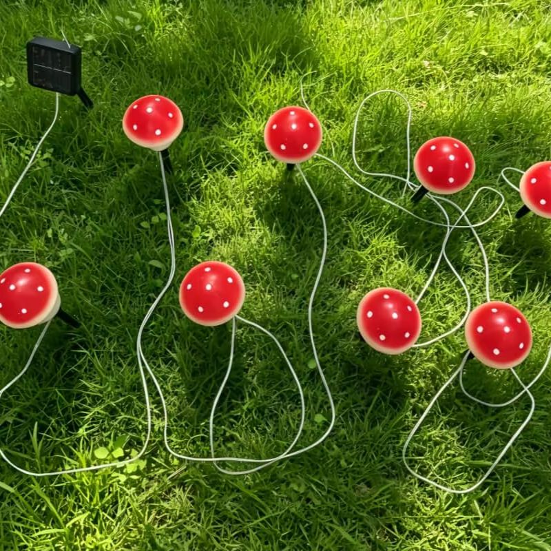 Guirlandes solaires en forme d - Outdoor Lighting Yard Decoration avis et prix
