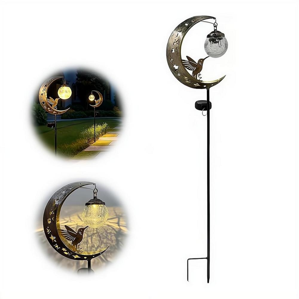 Lampe solaire de jardin en fer - Outdoor Lighting Yard Decoration avis et prix